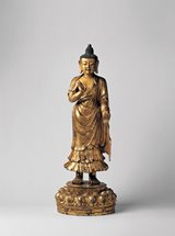 View Gilt-bronze figure of Buddha