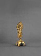 View Gilt-bronze figure of Guanyin