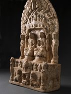 Marble stele