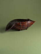 23. Mino (Straw Raincoat) flower basket, 2012