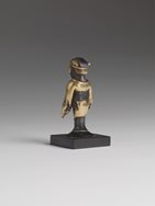 Gold and Silver Standing Figure