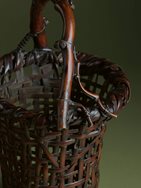 6. Unryū (Cloud Dragon) handled basket for flowers, ca. 1925 - 1937