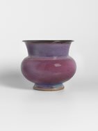 Glazed stoneware flowerpot, zhadou