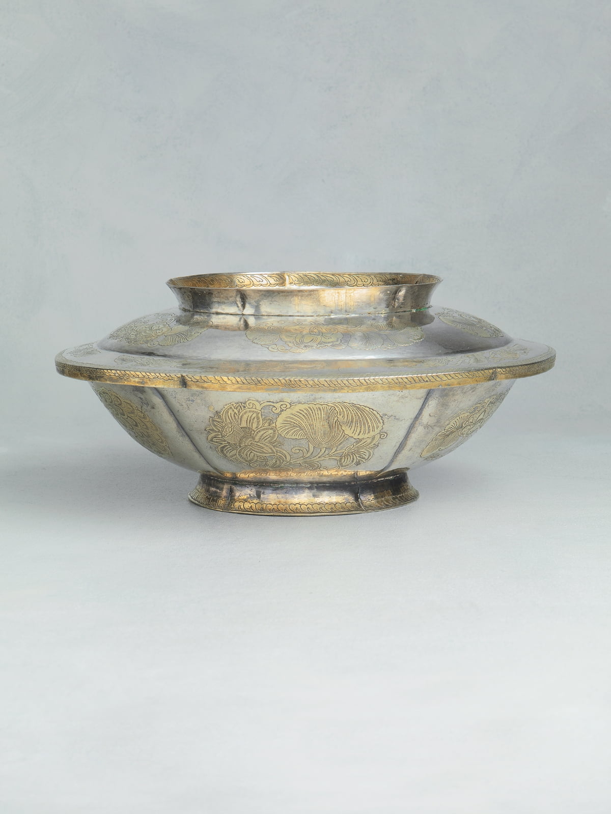 1. Gilt Silver Bowl and Cover