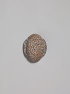 Glazed stone-paste ear-cup
