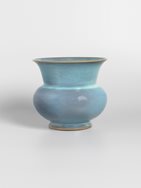 Glazed stoneware flowerpot, zhadou