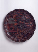 View Black and Red Lacquer Dish