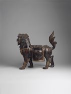 Parcel-gilt Bronze Lion