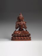 Dry Lacquer Figure of Mañjuśrī